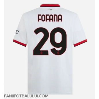 AC Milan Youssouf Fofana #29 Tricou Fotbal Replică 2024-25 Barbati Deplasare